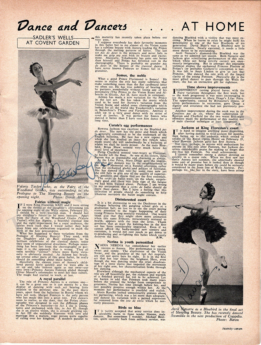 Ballet Dancers - Signed "Dance and Dancers" Magazines (Various Options) - Image 11
