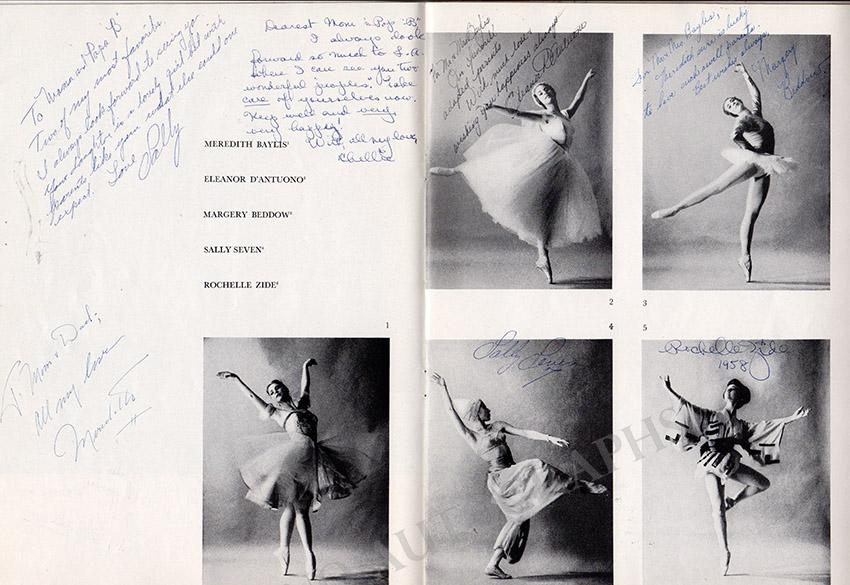 Ballet Russe de Monte Carlo - Season Booklet 1957-58 Signed by Many - Image 7