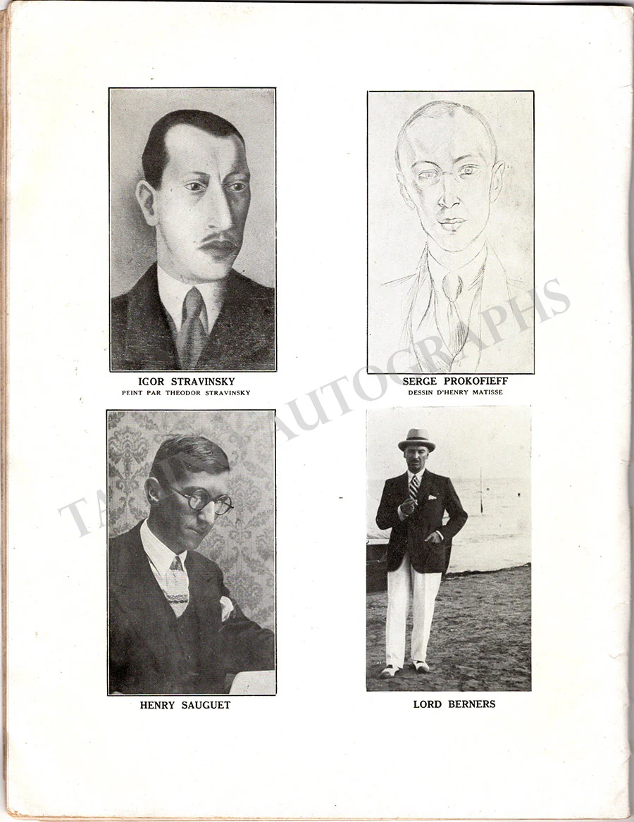 Ballet Russes Diaghilev - Program London 1927 - Image 4