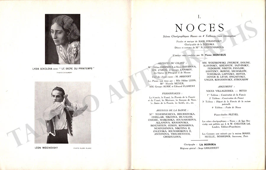 Ballet Russes Diaghilev - Program Paris 1924 - Image 4