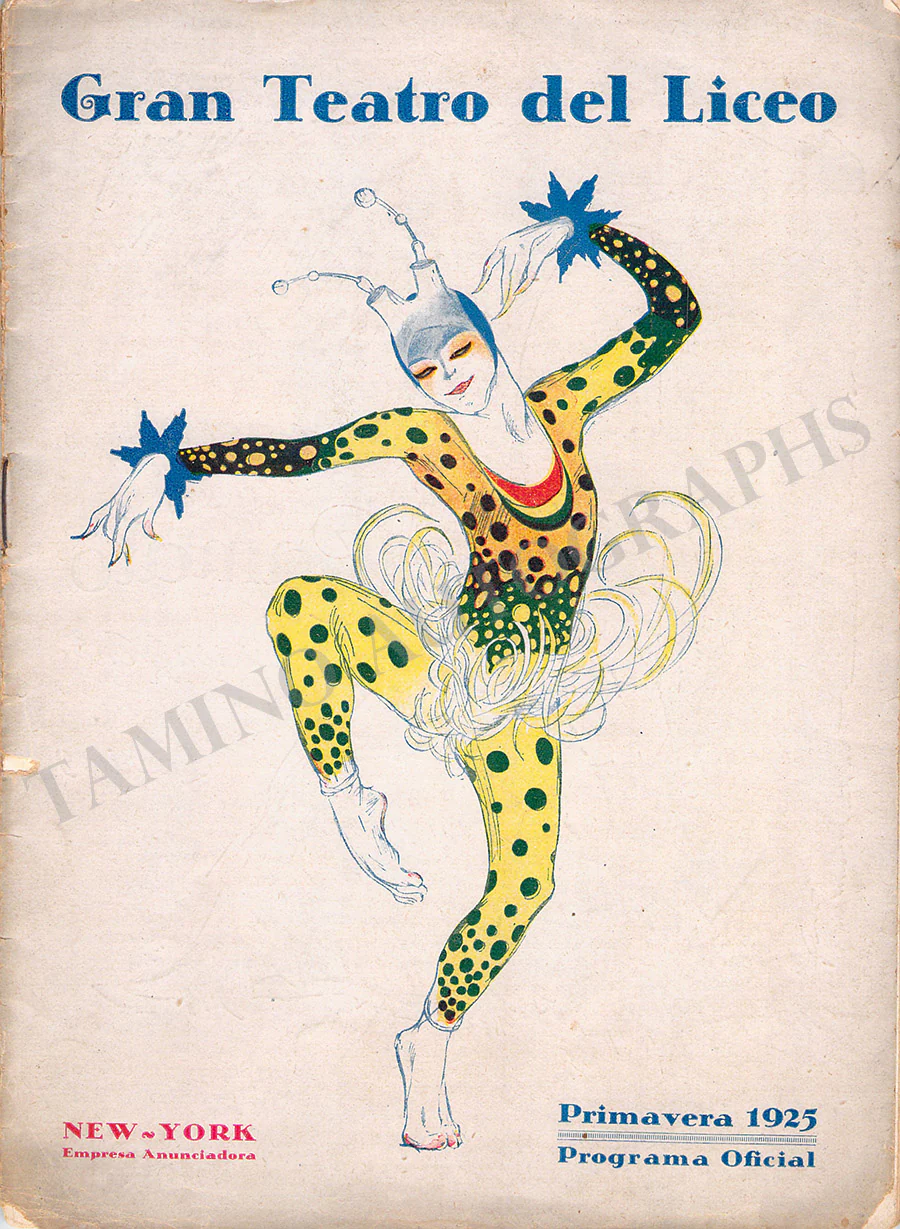 Ballet Russes - Set x 3 Programs 1924-1925 Gran Teatro del Liceu - Image 5