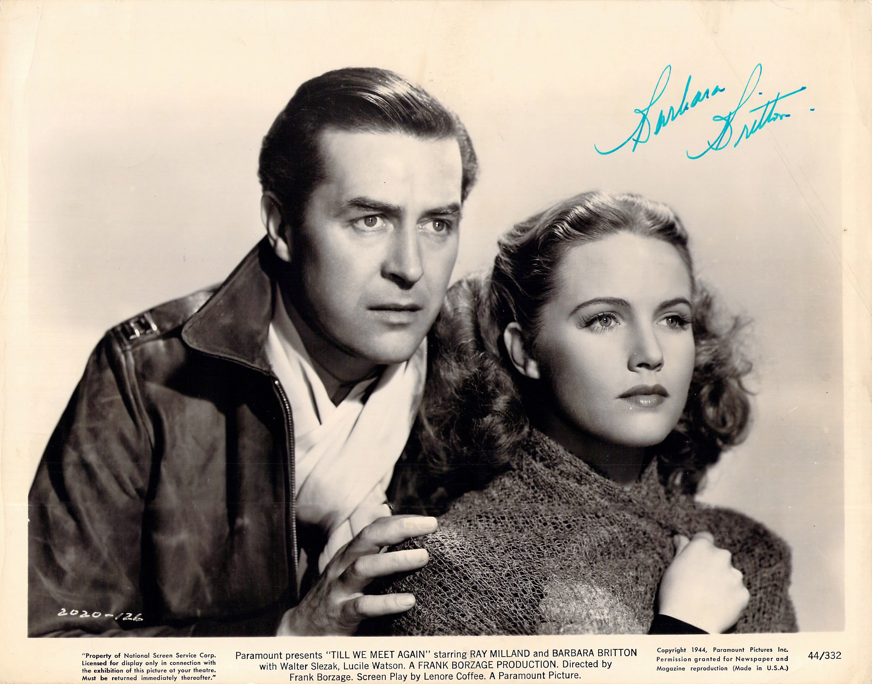 Britton, Barbara - Various Autographs - Image 6