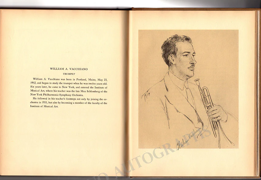 Barbirolli, John and Philharmonic Symphony Orchestra of NY - Book Signed by All 1939-40 - Image 105