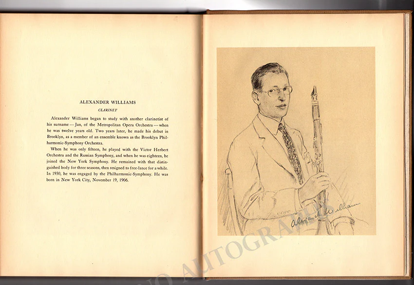 Barbirolli, John and Philharmonic Symphony Orchestra of NY - Book Signed by All 1939-40 - Image 4