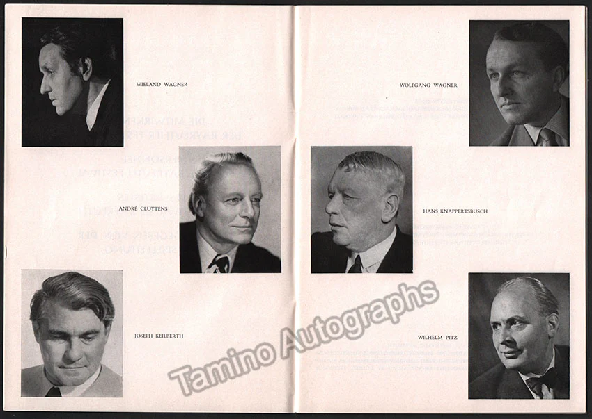 Bayreuth 1956 - Personnel of the Bayreuth Festival Guide - Image 2