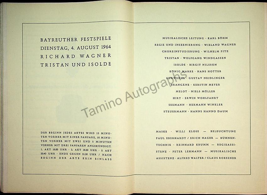 Bayreuth Festival Programs 1958-1967 (Various Programs) - Image 30