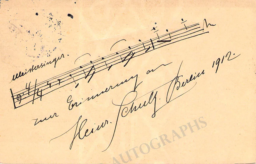 Bayreuth Festival Singers - Collection of Signed Postal Cards - Image 4