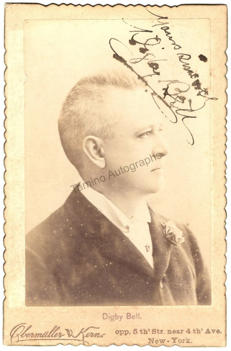 Bell, Digby - Signed Cabinet Photo