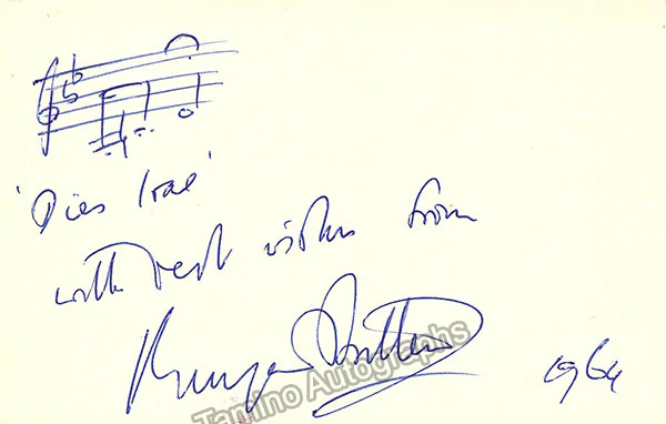 Britten, Benjamin - Autographs Manuscripts (Various Options) - Image 3
