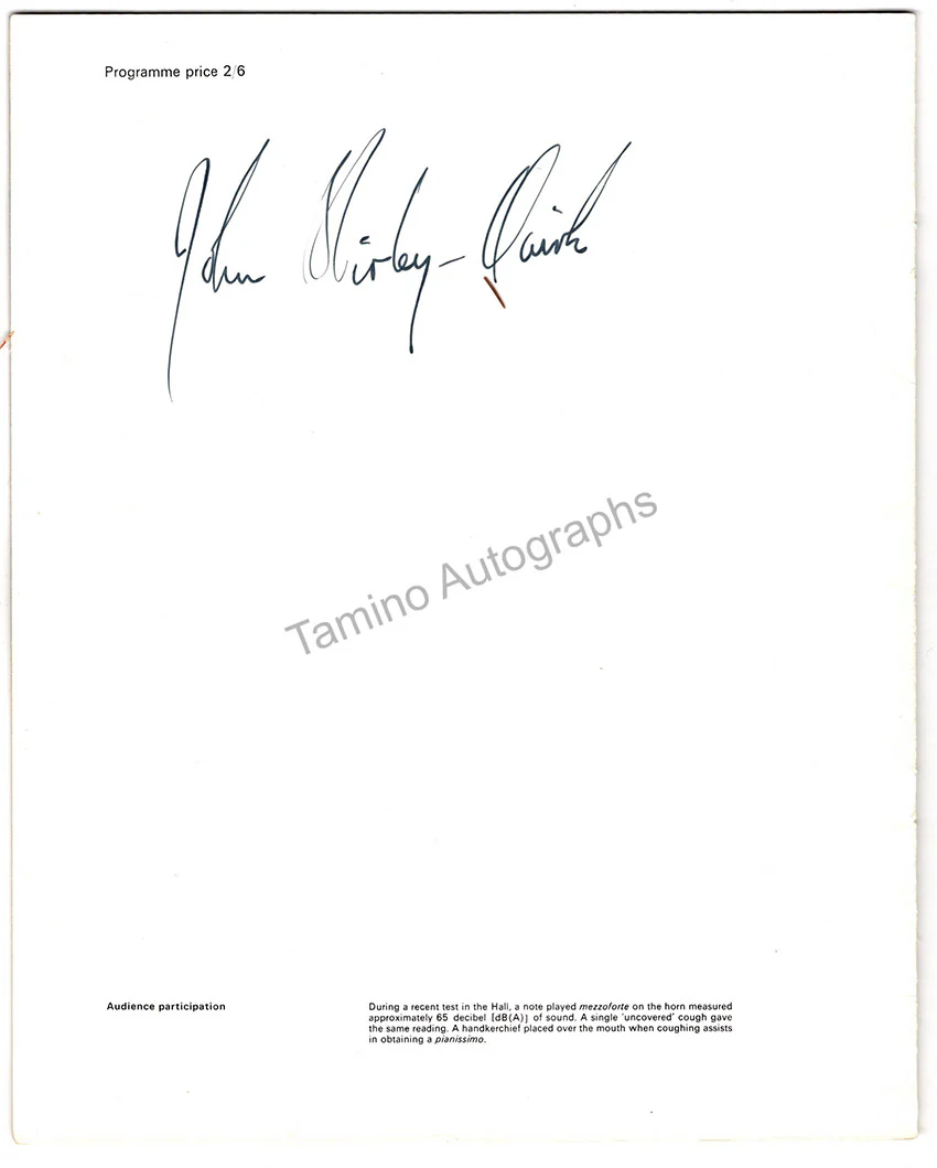 Britten, Benjamin - Pears, Peter - Signed Program London 1967 - Image 3