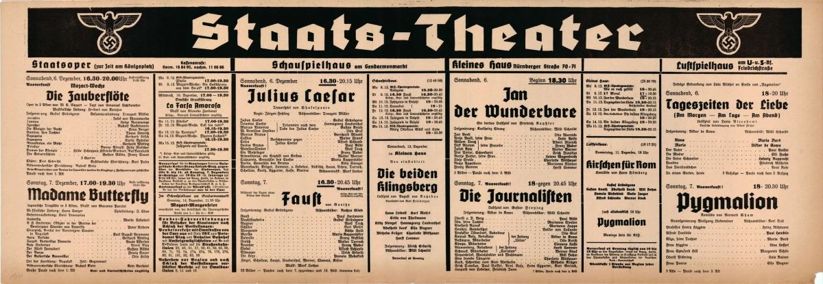Berlin Staats-Oper - Lot of 51 Playbills 1941-1944 - Image 14