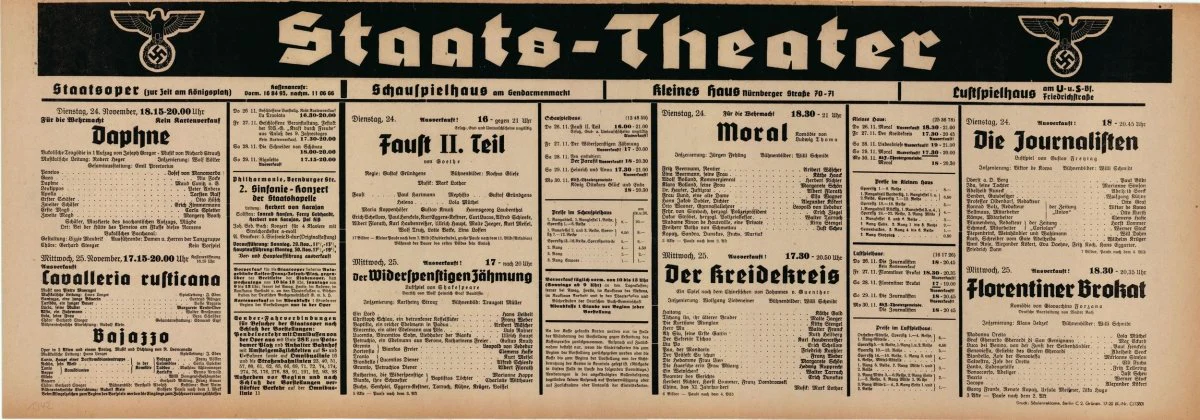Berlin Staats-Oper - Lot of 51 Playbills 1941-1944 - Image 32