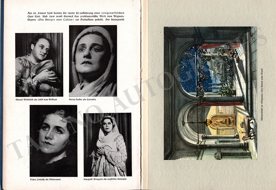 Berlin Staatsoper - Almanach 1936-1939 - Image 3
