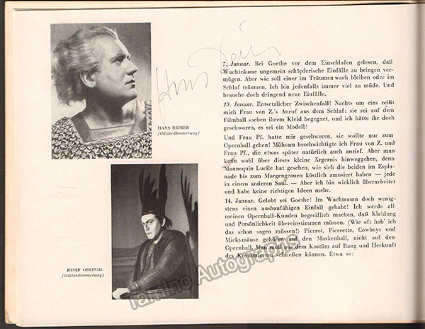 Berlin State Opera - Opernball Album 1954 with Many Signatures - Image 3