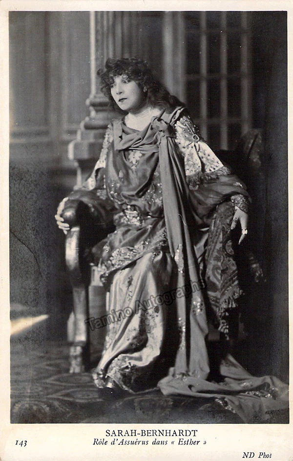 Bernhardt, Sarah - Lot of Signed and Unsigned Photographs and Other Vintage Items - Image 5