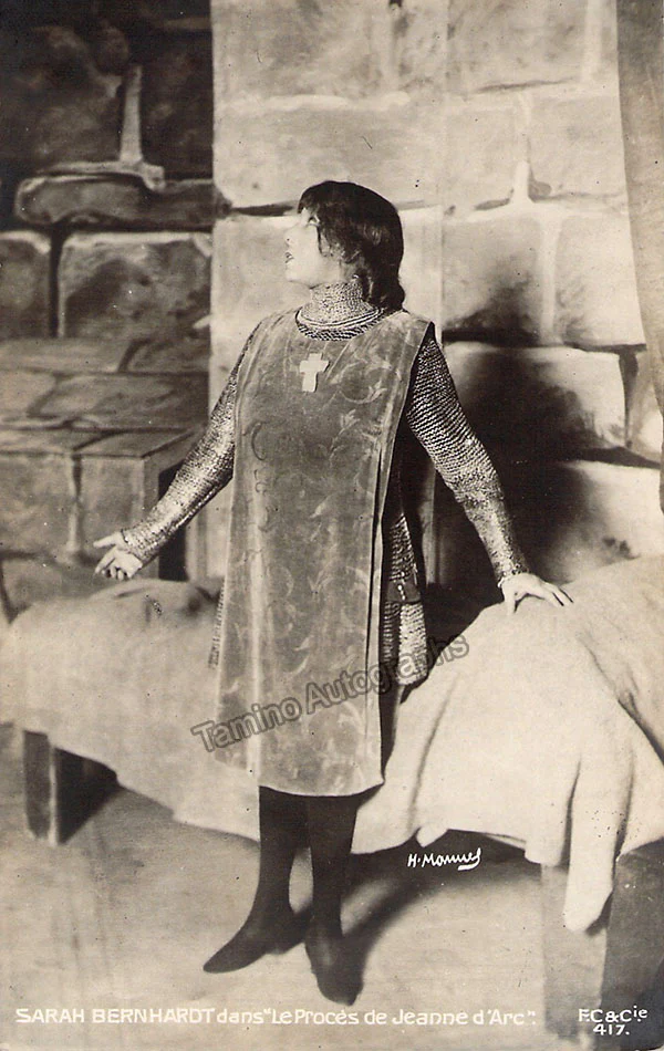 Bernhardt, Sarah - Lot of Signed and Unsigned Photographs and Other Vintage Items - Image 6