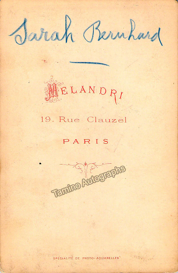 Bernhardt, Sarah - Vintage Cabinet Photograph in L'Aiglon - Image 2