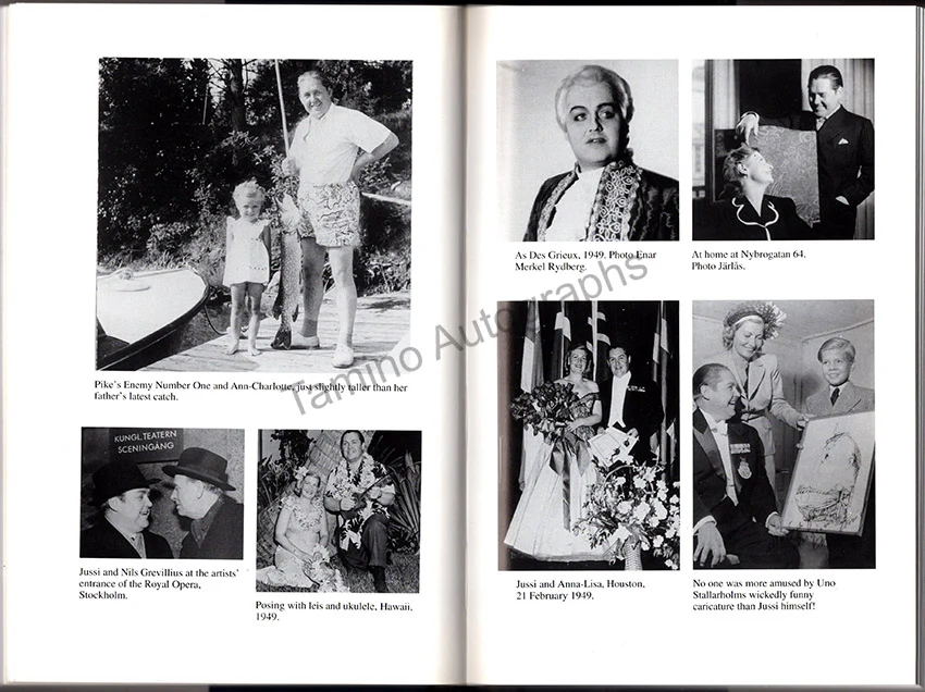 Bjorling, Anna-Lisa - Farkas, Andrew - Signed Book "Jussi" - Image 4