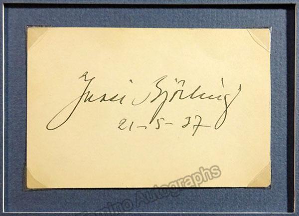 Bjorling, Jussi - Signed Card & Photo 1937 - Image 2