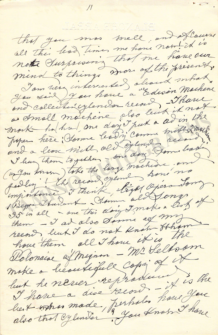 Arral, Blanche - Set of 5 Autograph Letters Signed 1940s - Image 2