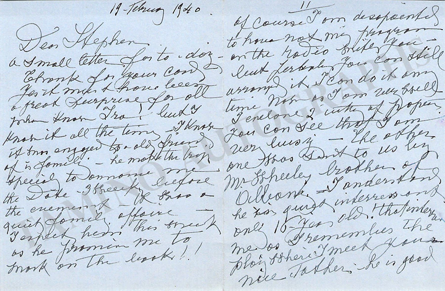 Arral, Blanche - Letter Archive - Image 118