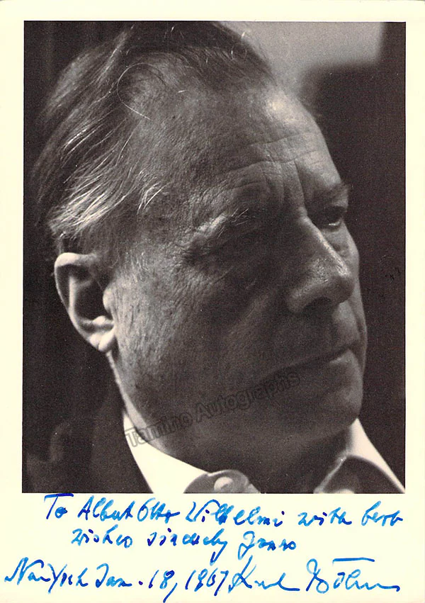 Bohm, Karl - Various Autographs - Image 20
