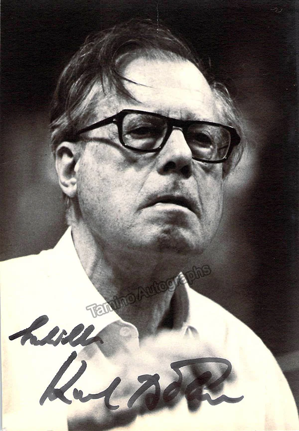 Bohm, Karl - Various Autographs - Image 21