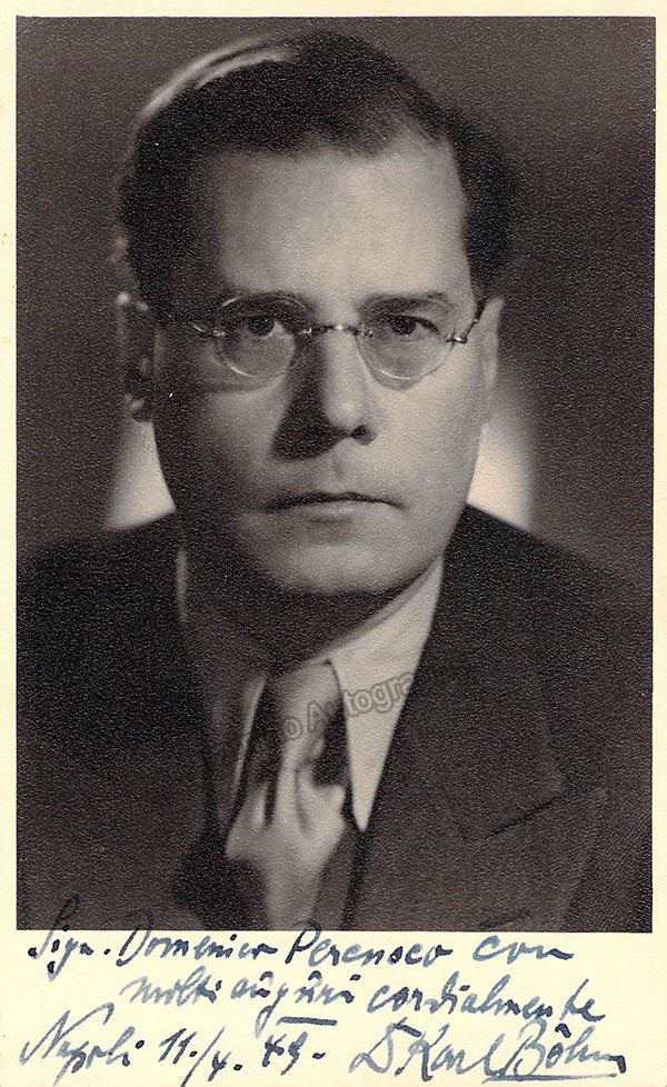 Bohm, Karl - Various Autographs - Image 24