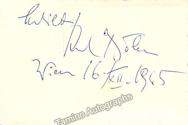 Bohm, Karl - Various Autographs - Image 37