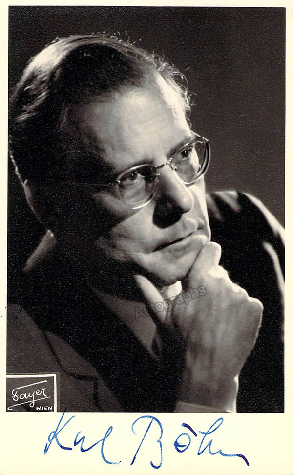 Bohm, Karl - Various Autographs - Image 5