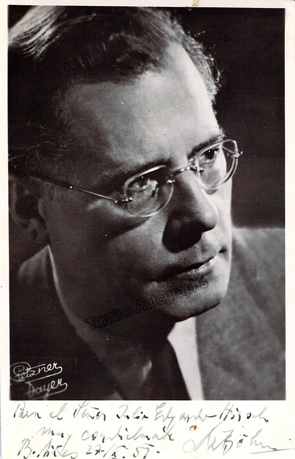 Bohm, Karl - Various Autographs - Image 8