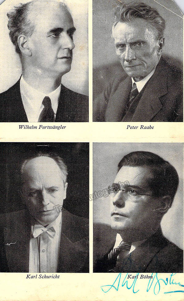 Bohm, Karl - Various Autographs - Image 9