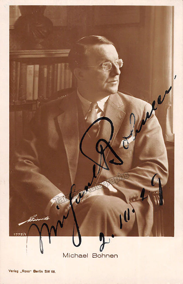 BOHNEN, Michael (Various Autographs) - Image 6