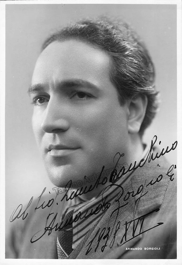 BORGIOLI, Armando (Various Autographs) - Image 3