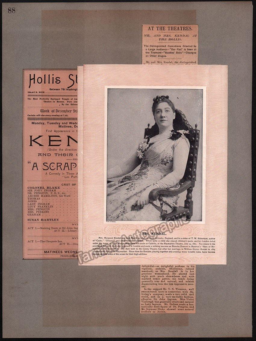 Boston Opera and Theater Album Clip Collection 1884-1890 - Image 111