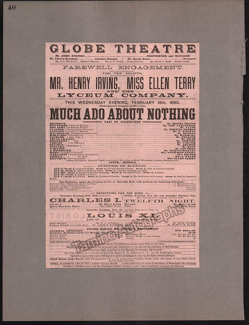 Boston Opera and Theater Album Clip Collection 1884-1890 - Image 47