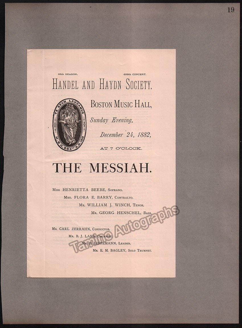 Boston Concert Opera and Theater Album Clip Collection 1879-1889 - Image 19
