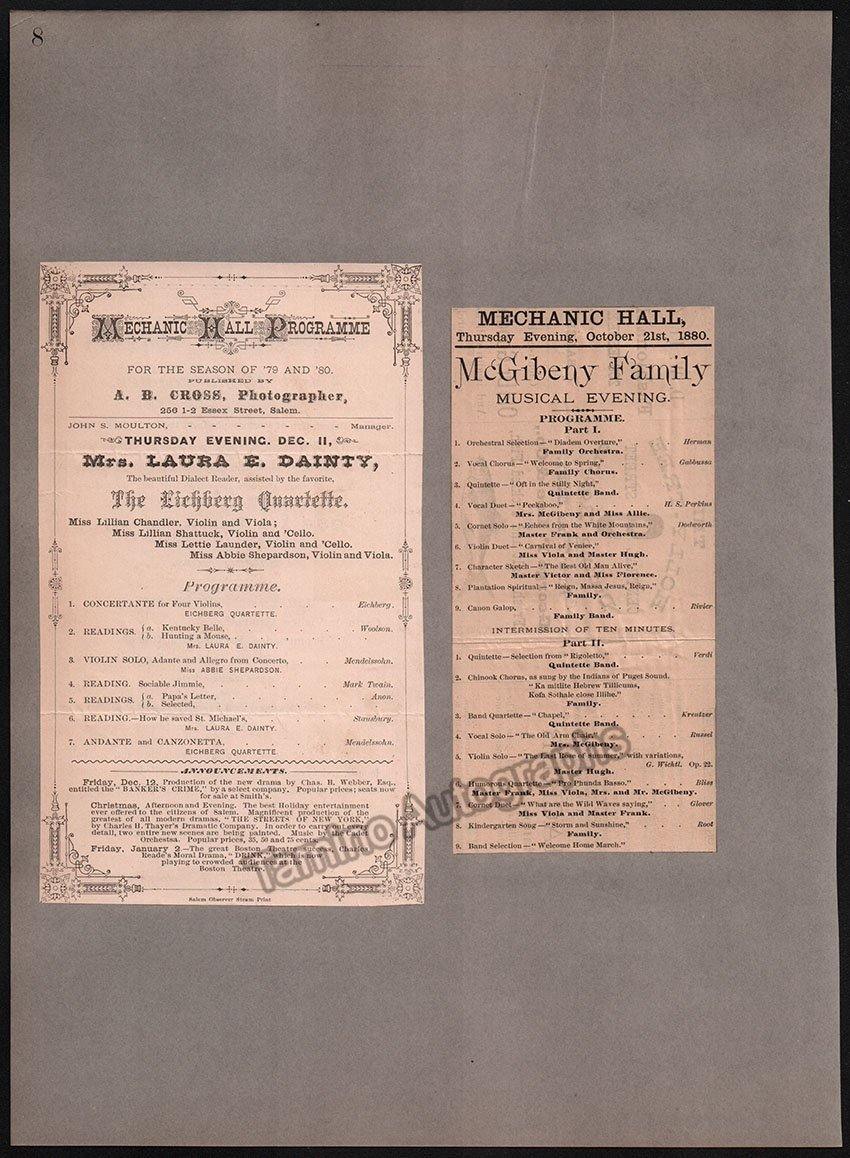 Boston Concert Opera and Theater Album Clip Collection 1879-1889 - Image 8