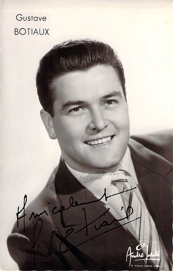 BOTIAUX, Gustave (Various Autographs)