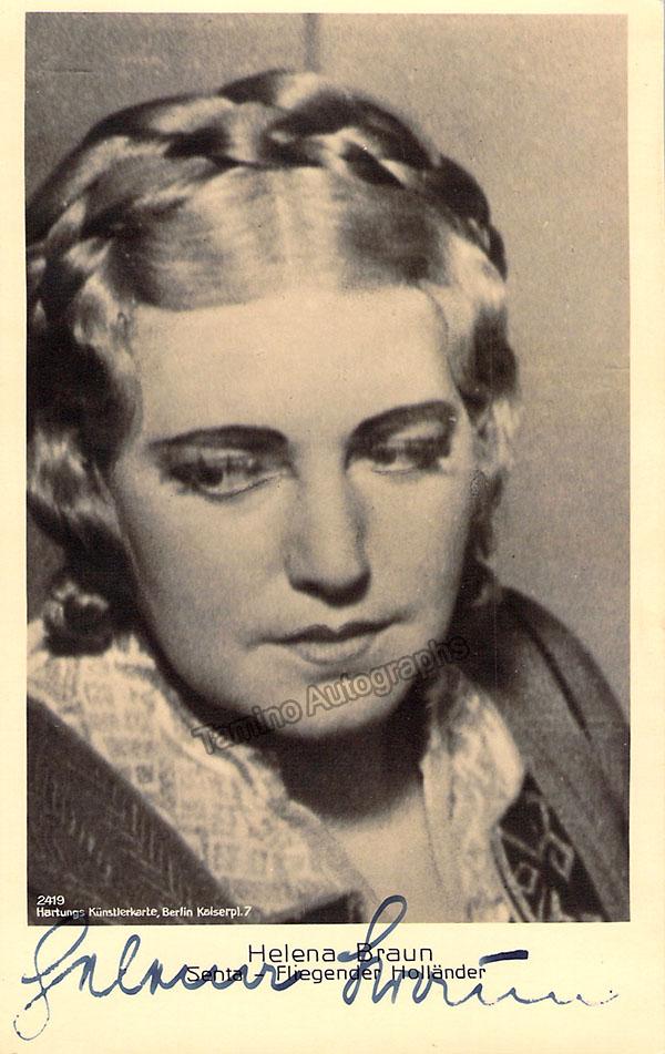 BRAUN, Helena (Various Autographs) - Image 4
