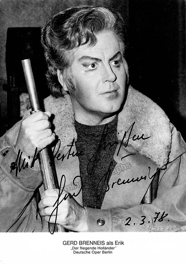 BRENNEIS, Gerd (Various Autographs) - Image 3