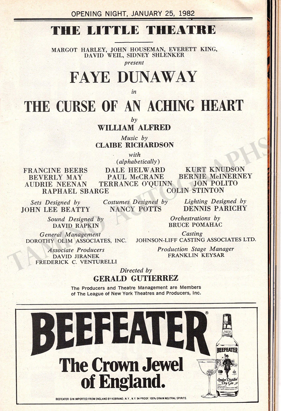 Broadway Musicals & Plays - Signed Playbills (Various Options) - Image 118
