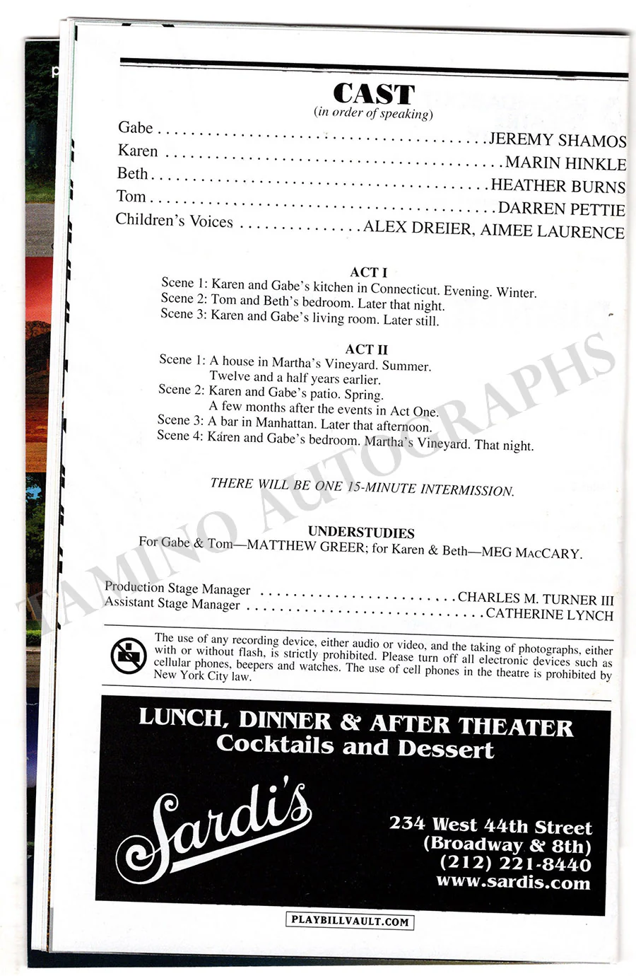 Broadway Musicals & Plays - Signed Playbills (Various Options) - Image 40