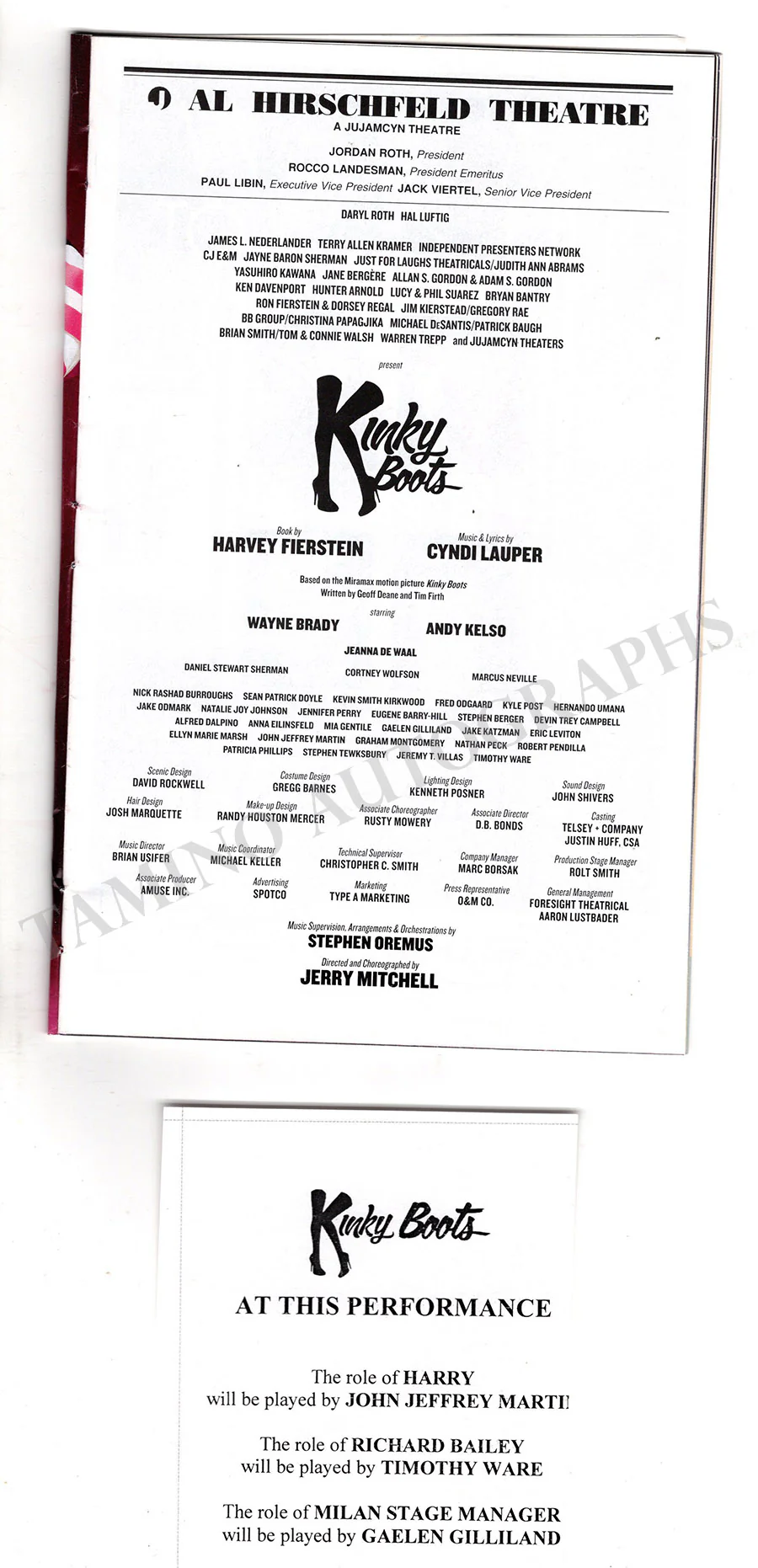 Broadway Musicals & Plays - Signed Playbills (Various Options) - Image 46