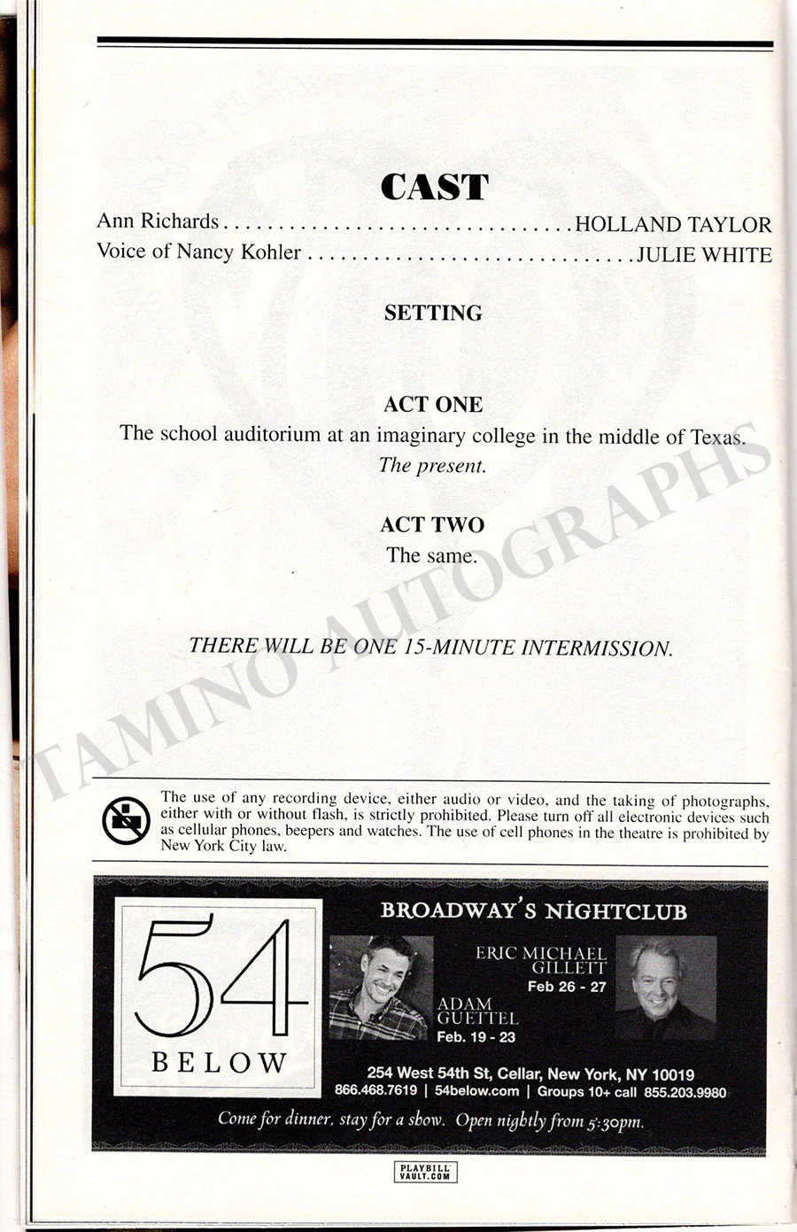 Broadway Musicals & Plays - Signed Playbills (Various Options) - Image 72