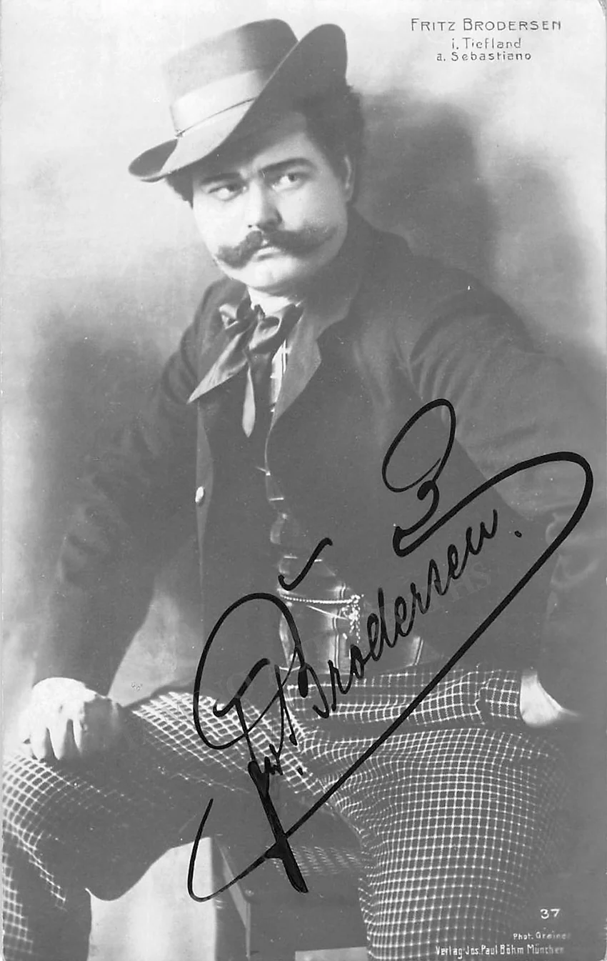 BRODERSEN, Fritz (Various Autographs) - Image 3