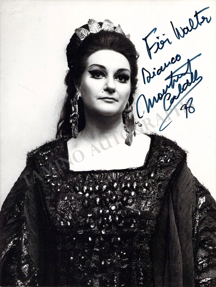 Caballé, Montserrat - Various Autographs - Image 20