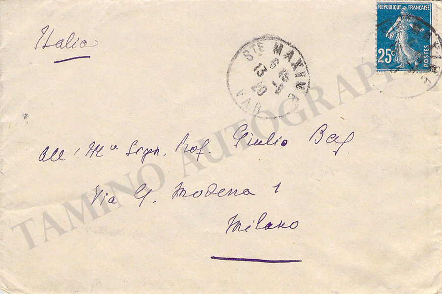 Bellaigue, Camille - Set of 18 Autograph Letters Signed - Image 15