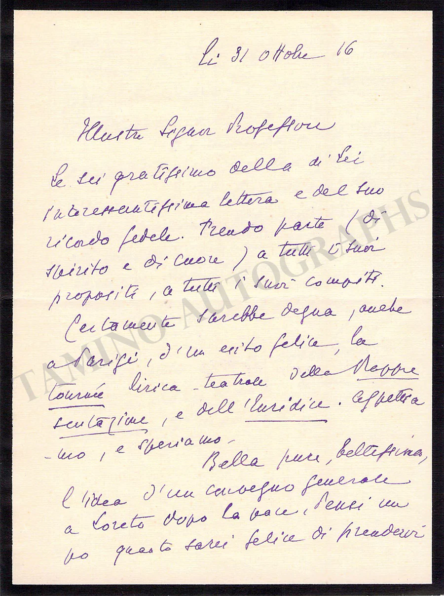 Bellaigue, Camille - Set of 18 Autograph Letters Signed - Image 2