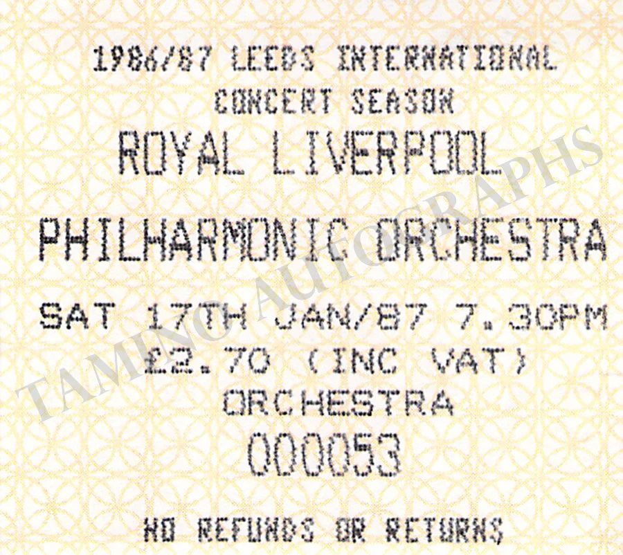 Campanella, Michele - Mackerras, Charles - Signed Program Leeds 1987 - Image 6
